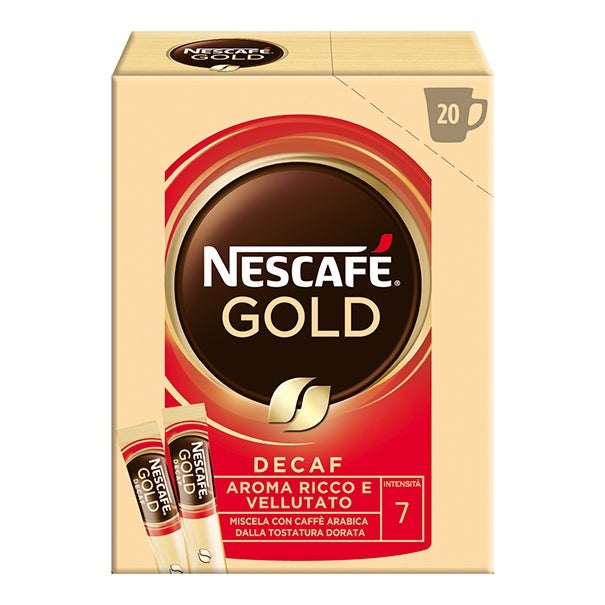 Nescafé Gold decaffeinato stick, 20x1,7 gr