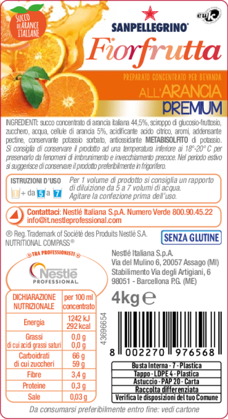 Fiorfrutta Arancia Premium