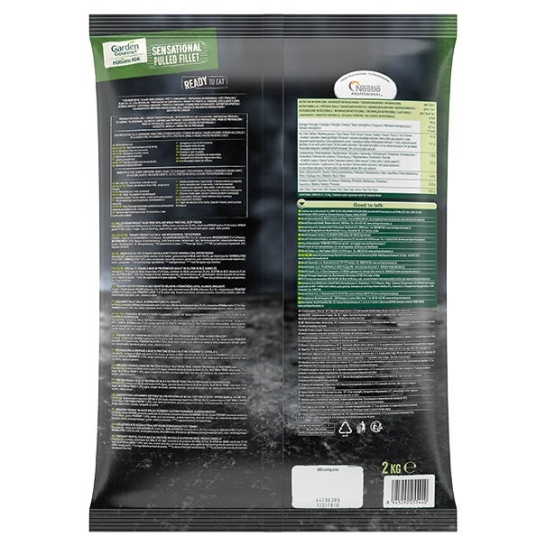 Sensational™ Pulled Fillet di Garden Gourmet® pack retro