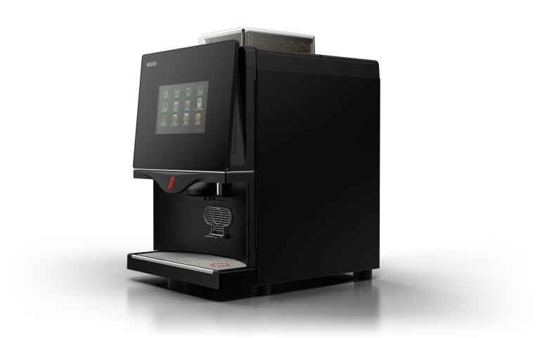 Macchina caffè solubile FTS 60 E lato destro su sfondo bianco