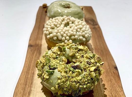 Donut con Galak al Pistacchio