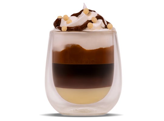 Caffè Goloso con crema Baci® e cereali croccanti con cioccolato al latte Perugina®