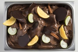 Gelato Fondente all'Arancia, Cannella e Lime