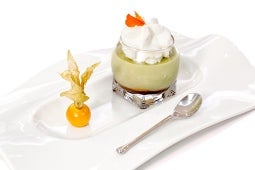 Panna Cotta con Galak al Pistacchio