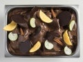 Gelato Fondente all'Arancia, Cannella e Lime
